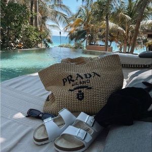 Prada beach bag